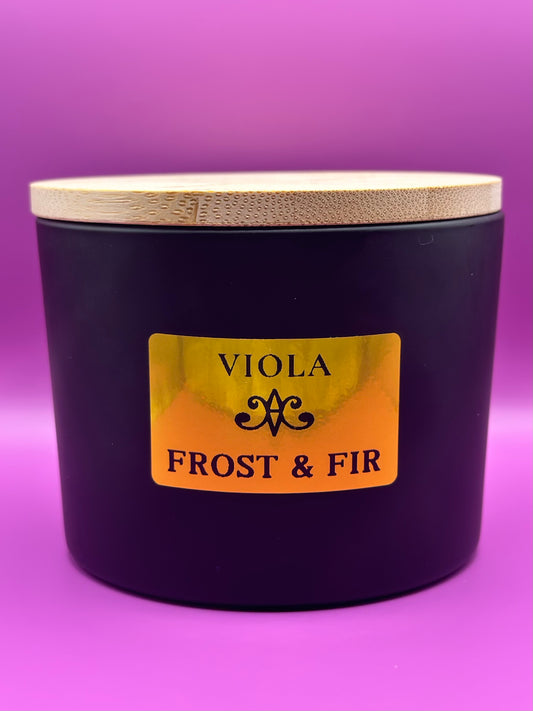 FROST & FIR | Soy Wax Candle - Fir, Magnolia, Vanilla