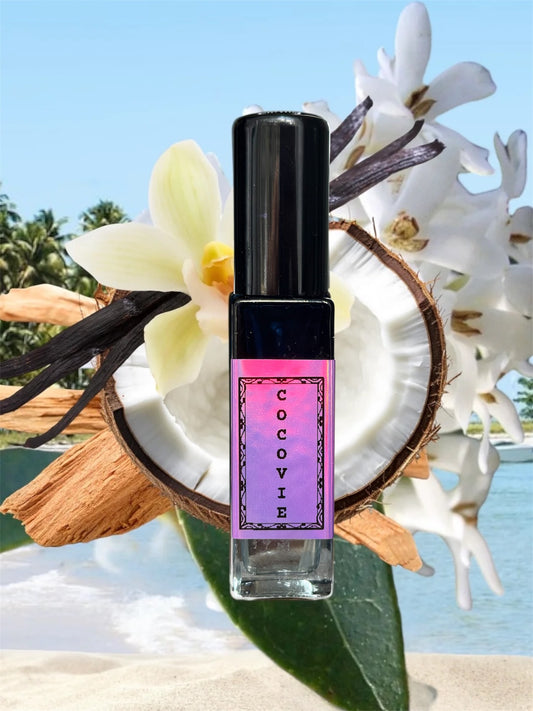 COCOVIE | Extrait de Parfum - island coconut, vanilla rum, tropical florals, mysore sandalwood