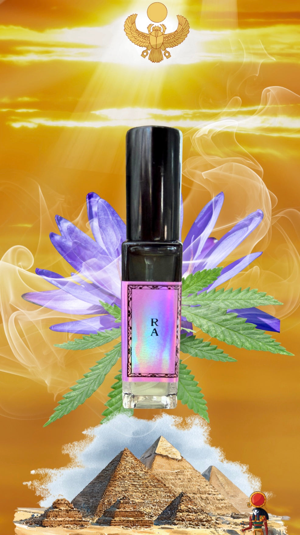 RA | Extrait de Parfum - blue lotus, coffee blossom, temple incense, cannabis