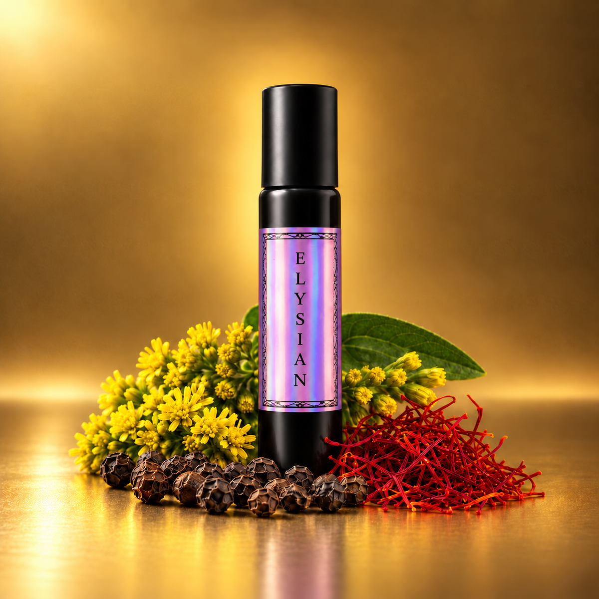 ELYSIAN | Oil Parfum - black pepper, saffron, davana, palo santo