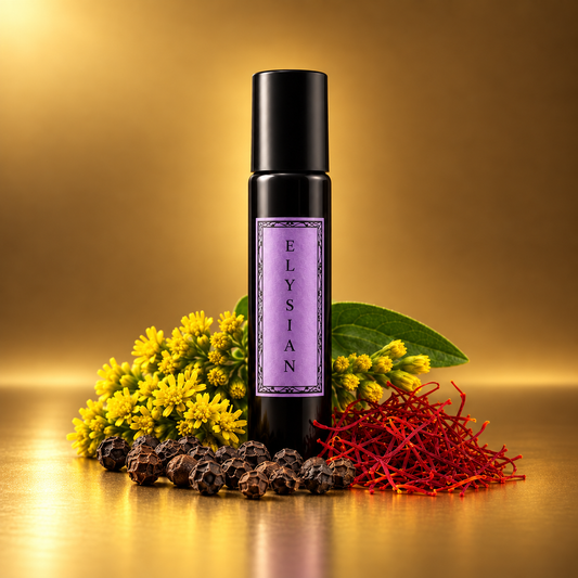 ELYSIAN | Oil Parfum - black pepper, saffron, davana, palo santo