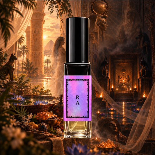RA | Extrait de Parfum - blue lotus, coffee blossom, temple incense, cannabis