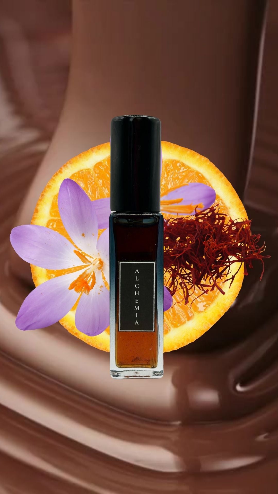 ALCHEMIA | Extrait de Parfum - amber, cocoa, saffron, orange