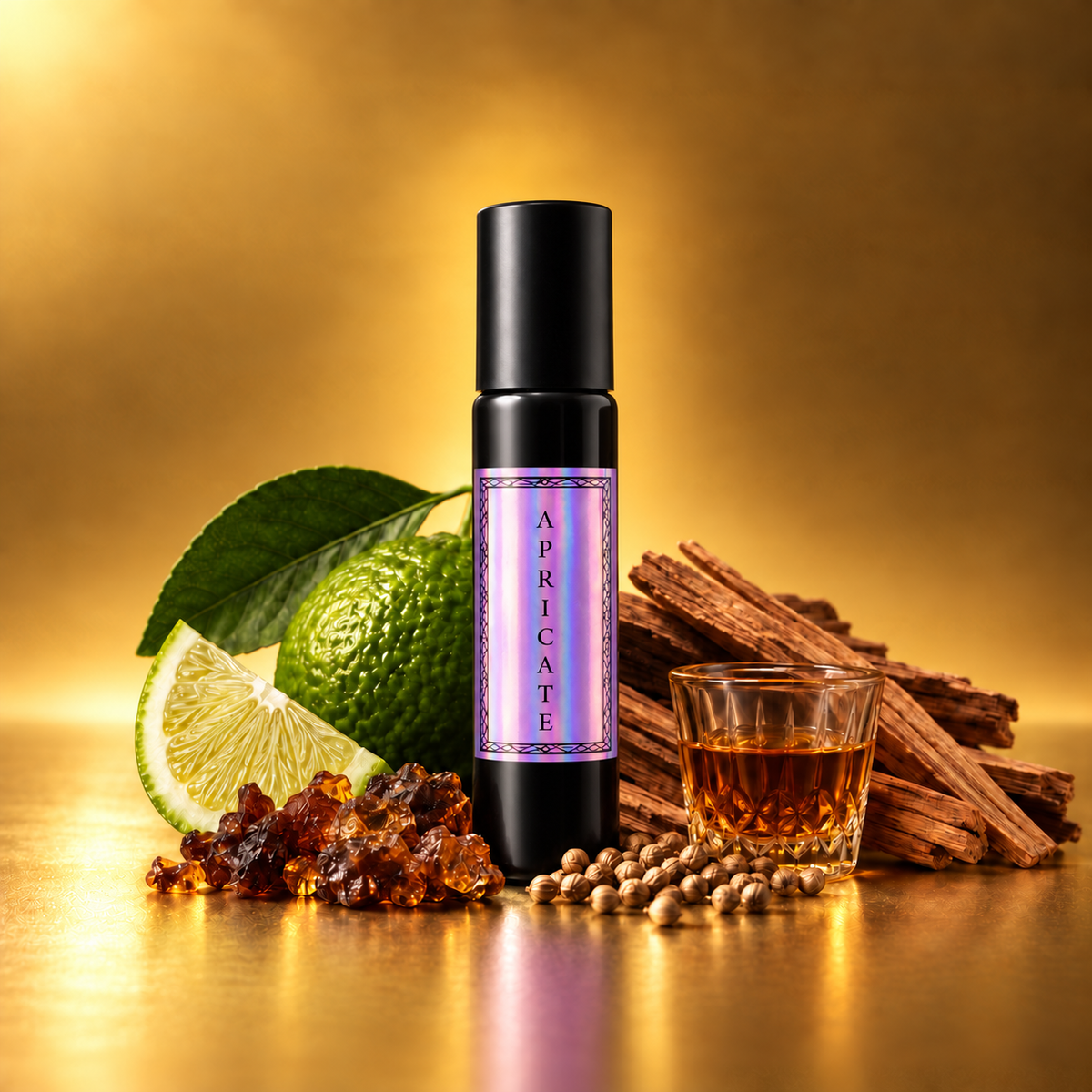 APRICATE | Oil Parfum - lime, bourbon, labdanum, sandalwood