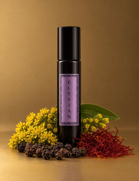 ELYSIAN | Oil Parfum - black pepper, saffron, davana, palo santo